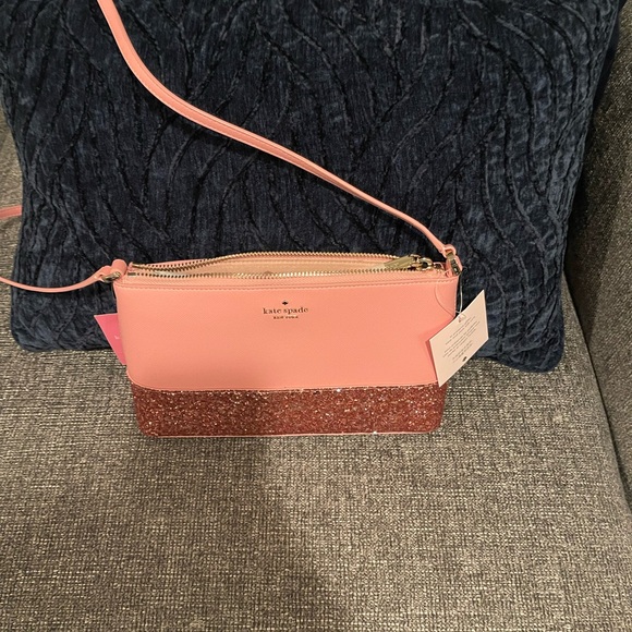 COPY - Kate Spade Pink and Glitter Crossbody Bag NWT - Picture 2 of 7